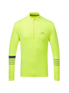 RonHill Men's Tech Afterhours 1/2 Zip Tee FluoYellow Reflect